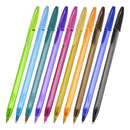 Caneta Bic Cristal Esferográfica Com 10 Cores Fashion Ponta 1.2mm