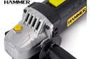 Esmerilhadeira Lixadeira Angular 4.1/2 Pol 115mm 710w Gyem7101 Hammer Standard Preto