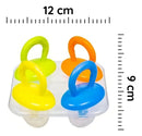 Forminha 4 Picolé Forma Molde Palito Sorvete Buba