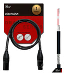 Cabo De Microfone Balanceado Xlr Macho Xlr Femea 1m Metro