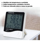 Exbom Termo Higrômetro Relógio branco