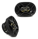 Par Alto Falante Bravox 6x9 B4x69 Gold 140w Rms Quadriaxial