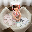 Boneca Bebê Reborn Mamãe Reborn Princesa 45cm Vinil Acessórios