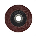 10 Disco Flap 115mm 4.1/2 Madeira E Aço Cônico Grão40 Fertak