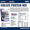 Suplemento en pó ProFit Laboratórios Proteínas de Isolate Protein Mix sabor baunilha x 1.8kg