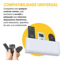 Suporte De Parede Triplo Controle Remoto Tv Ar Condicionado Cor Branco ArtBox3d