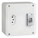 Caixa Sobrepor Para Ar Condicionado C/ Disjuntor Tomada 2 20A