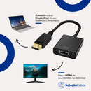 Adaptador Displayport para Alta Qualidade Vídeos em Maiores do que QXGA color Negro 15 cm Solucao