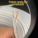 Fio Paralelo Duplo 2x1,5mm Rolo 100 Metros Cor Da Cobertura Branco