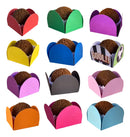 100 Forminhas Para Doces 4 Pétalas Brigadeiro Aniv 1- Branco