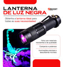 Lanterna LED UV UltraVioleta Commlite Profissional Detecta Nota Dinheiro Falso e Escorpião Luz Forte Ideal Para Segurança Identificação Documentos Cédulas Marcas Ocultas Inspeção Doméstica