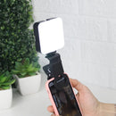 Luz de videoconferencia Led Iluminação Fotográfica Noturna Com Clip Portátil Celular E Notebook Reunião Online Fotos e Videos Preto Knimp