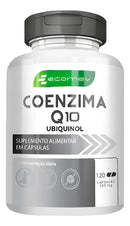 Coenzima Q10 Ubiquinol 100% Puro Premium 500mg 120cps Ecomev Sem Sabor
