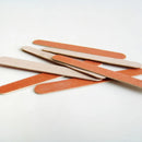 100 Lixas De Unha Mini Descartáveis Manicure Pedicure Cutícula Unha Mimo Profissional 8 Cm Cor Parda Monolo