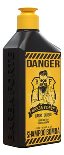 Shampoo Bomba Barba E Cabelo Danger Barba Forte 250ml