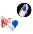Genérica Palmilha calcanheira gel silicone ortopédica