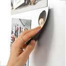 5 Folhas Manta Imantada Adesivada A4 0,3mm Imã Geladeira