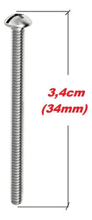 Prolongador de Registro Deca Ou Similar cor preto com 20mm Acabamento Fosco Cor Preto