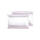 02 Fronhas De Cetim Anti Frizz 70cm X 50cm Par Rosa Bebê