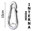 Mosquetão 10cm Academia Suporta 350kg Vonder