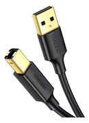 Cabo Para Impressoras Ugreen Usb-A para USB-B 2.0 Am Para Bm - 3 Metros