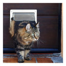 Porta Portinha Gato Cachorro G 27,5cm X 24,5 Cm Cor Branco