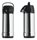 Garrafa Térmica Café Chá 1litro Invicta Metalizada C Alça Cor Prata