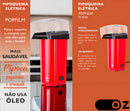 Pipoqueira Elétrica Popfilm Manteiga Sem Oleo 900w Pc9500 Oz Cor Vermelho