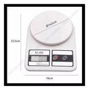 Balança digital de alimentos para cozinha doméstica Veoquiero Tara 0 a 10 kg de alta precisão