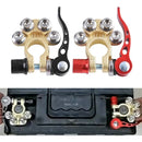 2 Conector Terminal Bateria Dourado Bateria C/ Engate Rápido Carro Par
