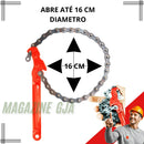 Chave Corrente Troca Filtro Óleo Universal Abre 6 A 15 Cm