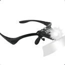 Lupa Estética De Cabeça Thevisionaries Óculos Profissional Com Luz Led 5 Lentes De Aumento Dentista Extensionista De Cílios Design Sobrancelha Joalheiro Esteticista Técnico Em Eletrônica Relojoeiro