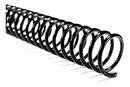 Espiral 17mm Encadernação Até 100 Folhas Preto 100 Unidades