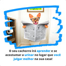 Educador Adestramento Cão Xixi Certo Sanitário Higiênico Adestrador + Spray Anti Mordida Moveis Objetos - Petliz