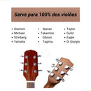 Jogo De Tarraxas Tarrachas Bertô 3 + 3 De Aço Cromada Blindada Para Violão E Guitarra