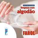 Discos De Algodão Farol Dupla Face Limpeza Facial Remove Maquiagem 70