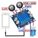 Placa Amplificadora Modulo 60w Tpa3110 30x30 Estéreo Som