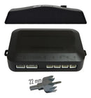 Sensor De Estacionamento Preto Capsula 22mm