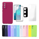 Capinha Capa Case Para Galaxy Samsung S20fe + 3 Pelí Marrom