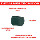 Arame Revestido Em Pvc Tela Gesso 1kg Verde Bwg 14 - 2,11mm
