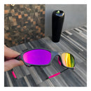 Óculos Juliet Metal Ferro Mandrakke 24K Mc Grafite Lente Pink Desenho Lupa