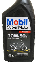 Óleo de motor Mobil mineral 20W-50 para moto/quadriciclo de 1 unidade x 1L