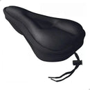 Capa Gel Banco Pedal Pulse Selim Assento Bike Almofada Forro Ajustável Regulável Anatômica Ciclismo Bicicleta Spinning Bmx Cor Preto