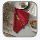 10 Guardanapos De Tecido Oxford Com Bainha Varias Vermelho