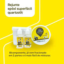 Rejunte Epoxi Superfacil Quartzolit 1kg Branco