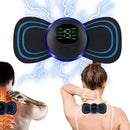 Kit 3 Massageador Portátil Recarregável Dor Coluna Pescoço Elétrico Relaxamento