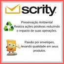 Envelope Carta Oficio 11,4x22,9cm Cof20 Cx. C/ 1000 Un Cor Branco Nome Do Desenho Cof 020