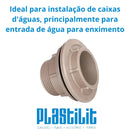 Adaptador Com Flange Soldavel Marrom 50mm X 1 1/2
