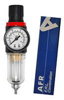 Filtro De Ar Para Pintura C Regulador Pressão 1/4 Compressor