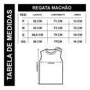 Regata Masculina Machão Fitness Academia Tre Branco GG